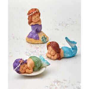 Mini Mermaid Figurine Set